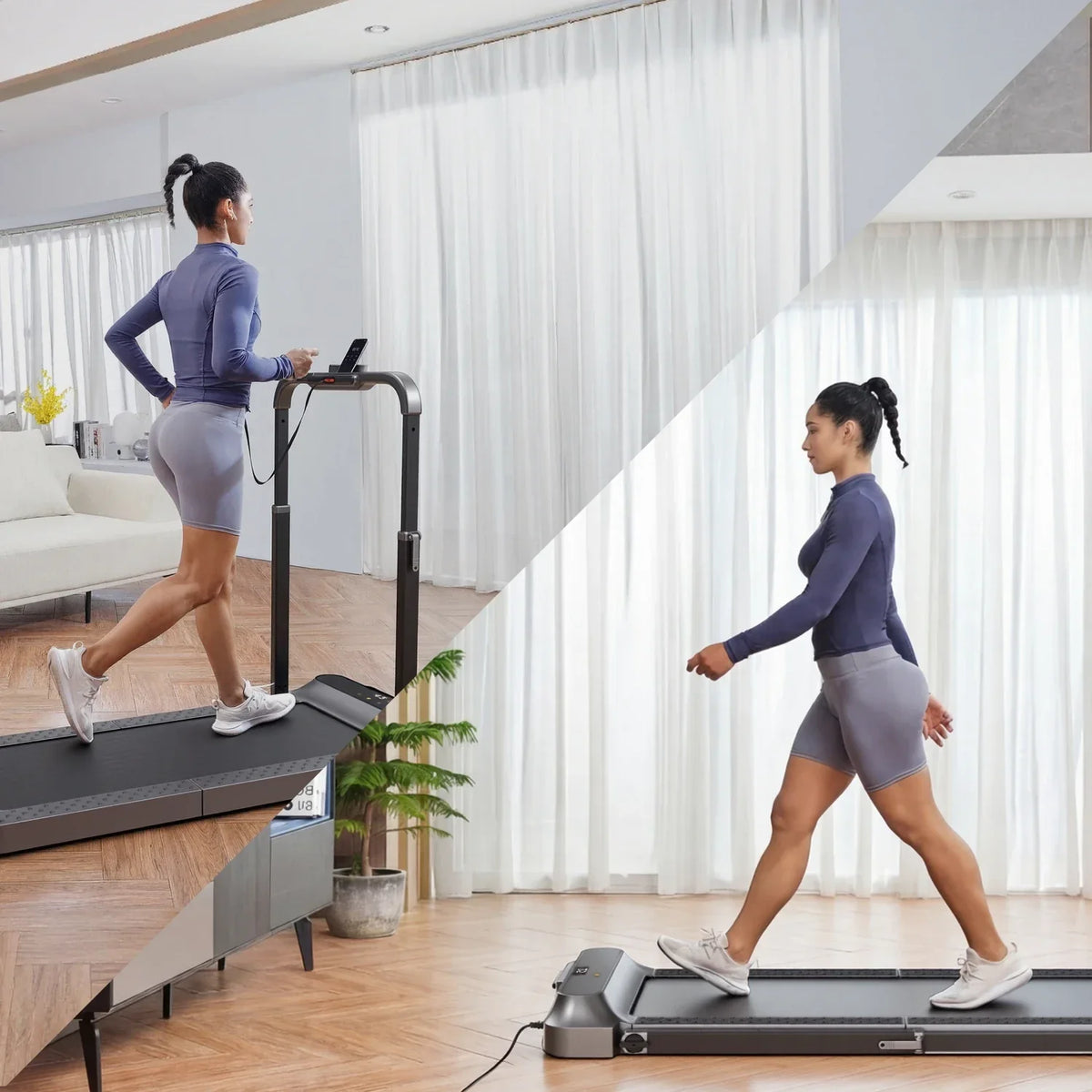 R2 KingSmith WalkingPad Walk&Run 2IN1 Foldable Treadmill