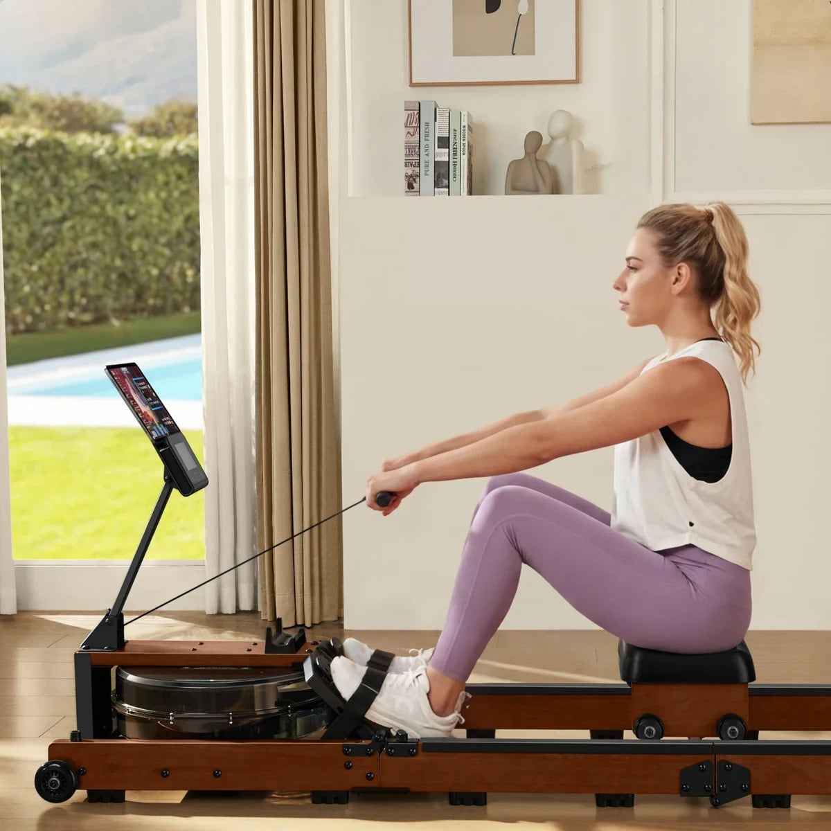 WR3L KingSmith Tri-fold Water Rowing Machine